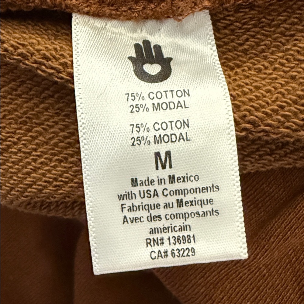 Spiritual Gangster Love Script Brown Sweatpants - Picture 6 of 7